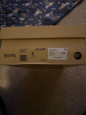 MICHAEL Michael Kors Black Lottie Bootie Box